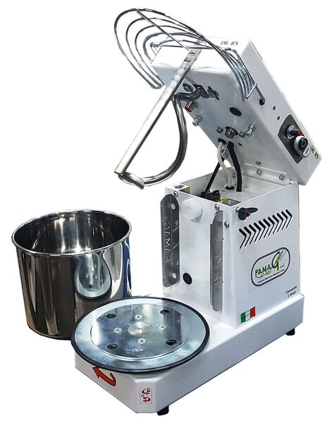 Impastatrice a Spirale Ribaltabile Vasca Estraibile 8Kg 350W Famag IM 8S 10 Velocità