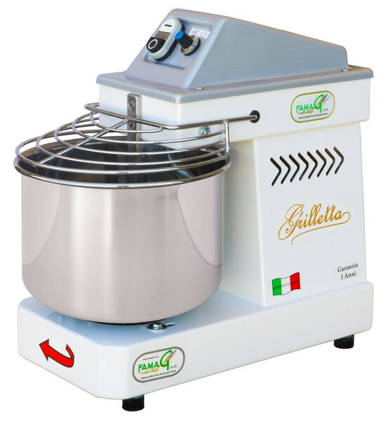 Impastatrice a Spirale Testa Fissa 5Kg 350W Famag Grilletta IM5/230 10 Velocità