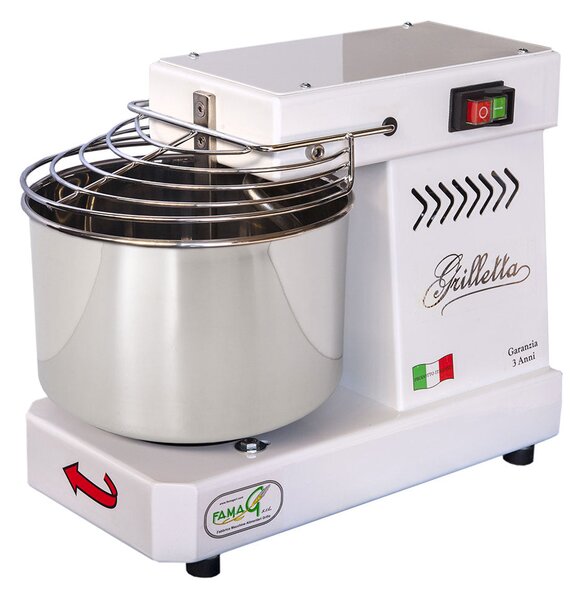 Impastatrice a Spirale Testa Fissa 5Kg 350W Famag Grilletta IM5/230