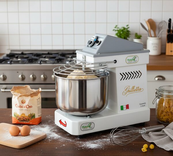 Impastatrice a Spirale Testa Fissa 5Kg 350W Famag Grilletta IM5/230 10 Velocità