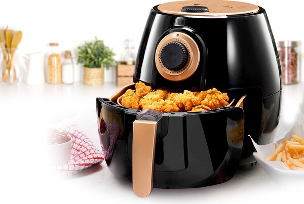 Friggitrice Elettrica ad Aria 1200W 2,6 Litri Mediashopping Air Fryer