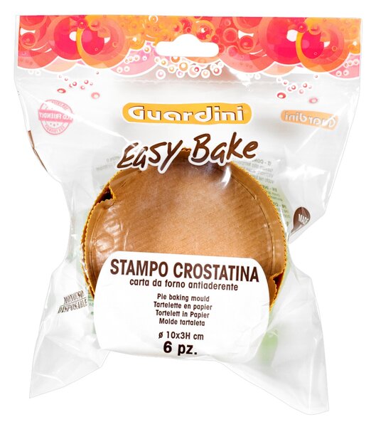 GUARDINI Set 6 Stampi Carta Tortina Cm 10x3h