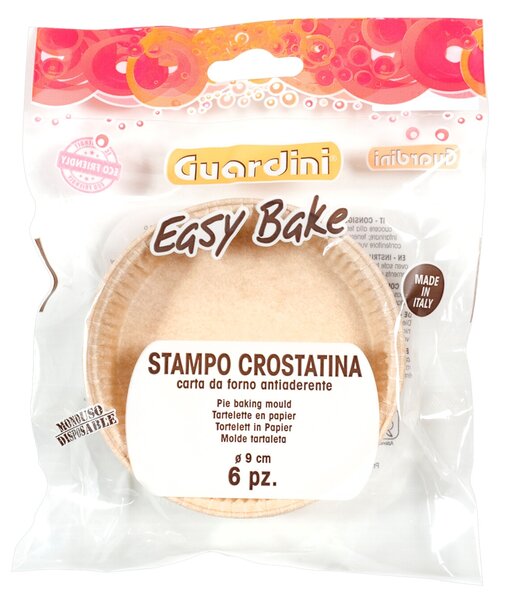 GUARDINI Set 6 Stampi Carta Crostatina Cm 9