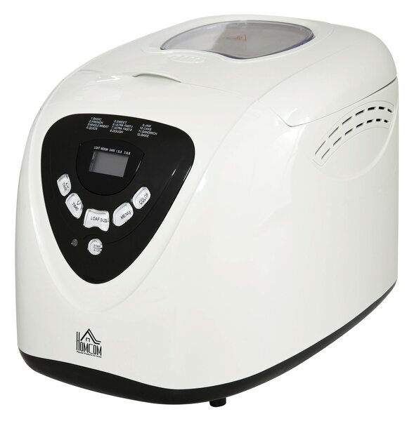 Macchina per il Pane 12 Programmi 600W Bianca