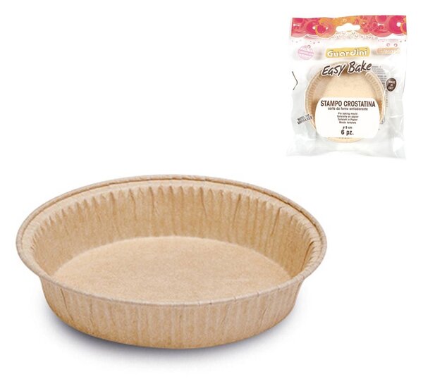 GUARDINI Set 6 Stampi Carta Crostatina Cm 9