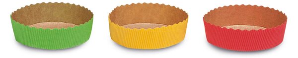GUARDINI Set 6 Stampi Carta Tortina Cm 10x3h