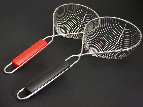 Filtex Colapasta Filo In Acciaio Inox Con Manico In Plastica Colorato Cm 42