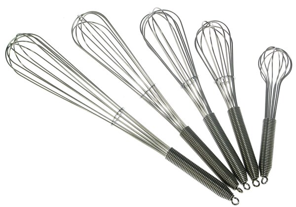Frusta Filoinox Manico Spirale Cm 35
