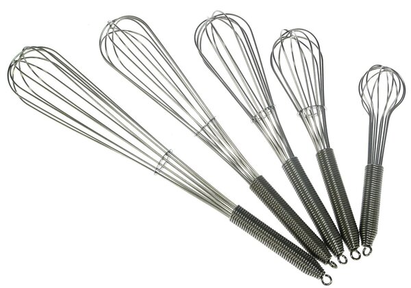 Frusta Filoinox Manico Spirale Cm 35