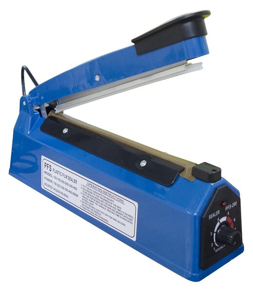 Macchina Sigilla Sacchetti 300W 240V e Buste da 400 mm Blu