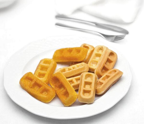 Biscottiera Elettrica 600W 6 Posti per Cialde Waffles e Mini Gaufres CBE Elettronica