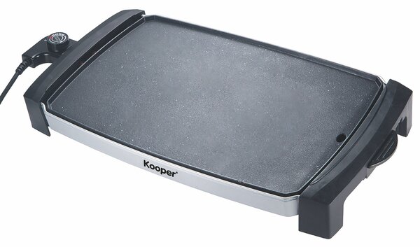 Bistecchiera Piastra Elettrica Liscia 54x30,5x8 cm 1900W Kooper Domo-Steak