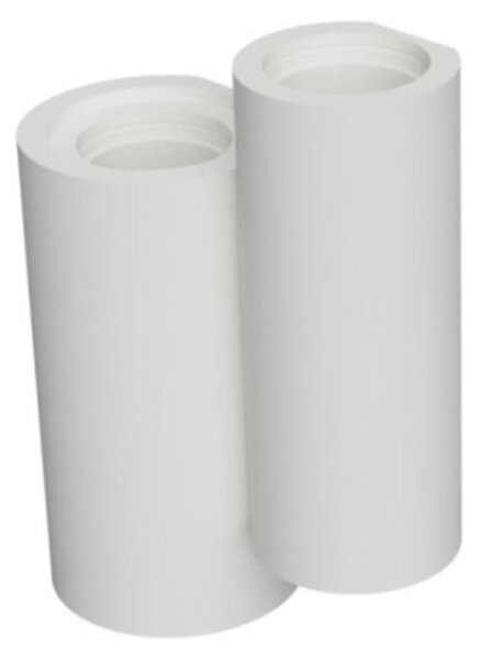 Applique gesso lampadari bartalini aivalf 1200a gu10 led biemissione verniciabile - Lampadari Bartalini Gesso