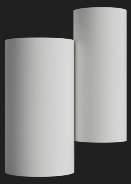 Applique gesso lampadari bartalini aivalf 1200a gu10 led biemissione verniciabile - Lampadari Bartalini Gesso