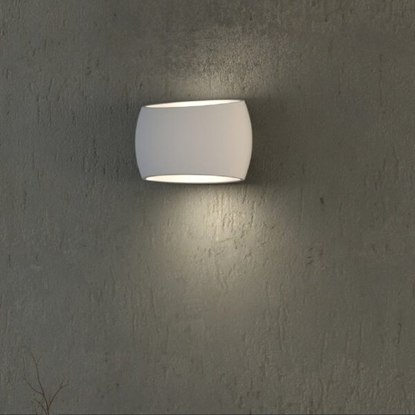 Applique gesso lampadari bartalini onitalap 550 e27 led verniciabile biemissione - Lampadari Bartalini Gesso