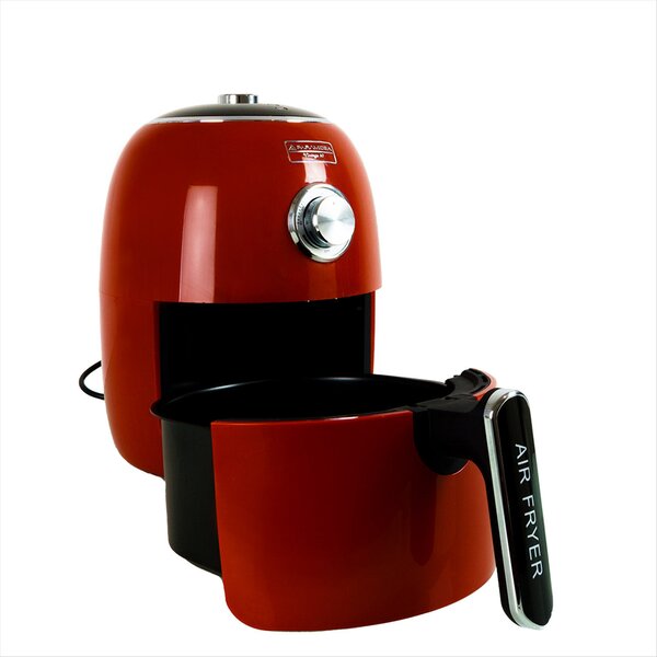 Friggitrice ad Aria Vintage 1400W 4 litri Pyramidea AF1960R Rossa