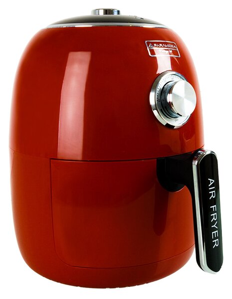Friggitrice ad Aria Vintage 1400W 4 litri Pyramidea AF1960R Rossa