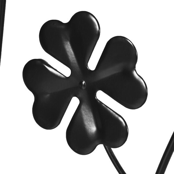 Outsunny Traliccio da giardino set di 2 supporto per piante rampicanti in metallo - 38 x 98 cm nero