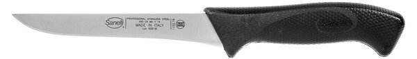 Coltello disosso Skin in acciaio inox manico antiscivolo nero cm 16