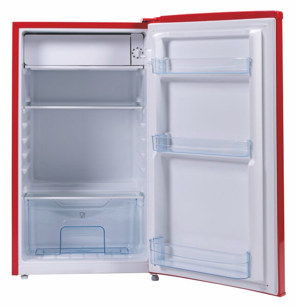 Frigorifero Vintage Monoporta 90 Litri 60W Classe A+ Kooper Rosso