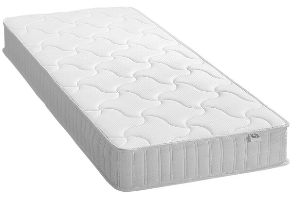 Materasso Memory e Molle Singolo 80x190 cm H20 Bianco