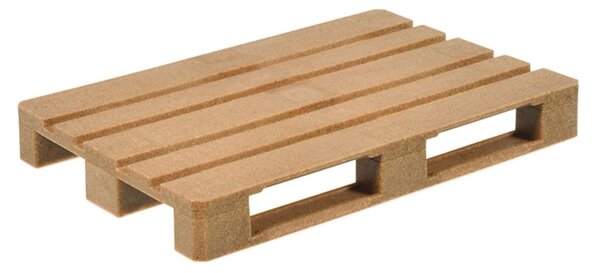 Vassoio bancale Simplybox in plastica marrone chiaro 20x30x4