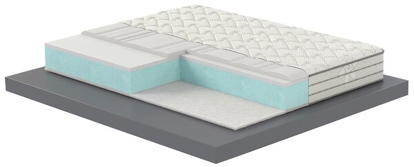 Materasso Singolo in Memory 80x190 cm H24 Valiani Christal