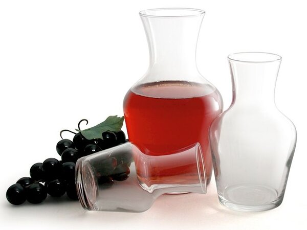 Brocca Carafonvin in vetro trasparente lt 1
