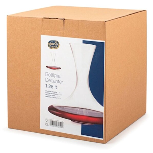Decanter Sommelier Bohemia in vetro cristallino Lt 1,25