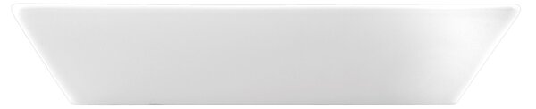 Piatto fondo Classic Square in porcellana bianco cm 21,5