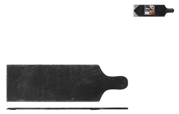 Tagliere rettangolare 1 manico in ardesia cm 42x12,5