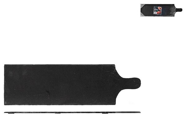 Tagliere rettangolare 1 manico in ardesia cm 53,5x16
