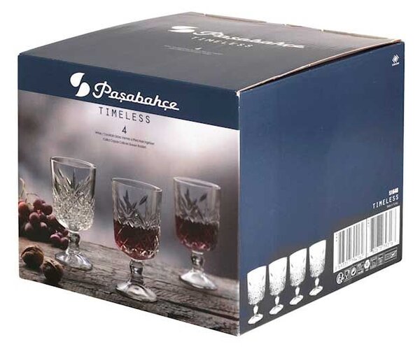 Set 4 calici multiuso Timeless in vetro cl 32