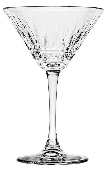 Confezione 4 calici coppe Martini Elysia in vetro trasparente cl 44