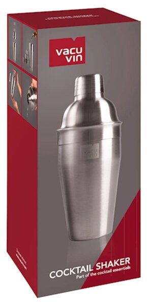 Shaker cocktail Vacu Vin in acciaio inox