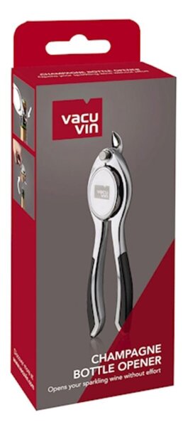 Pinza champagne Vacu Vin opener in acciaio inox