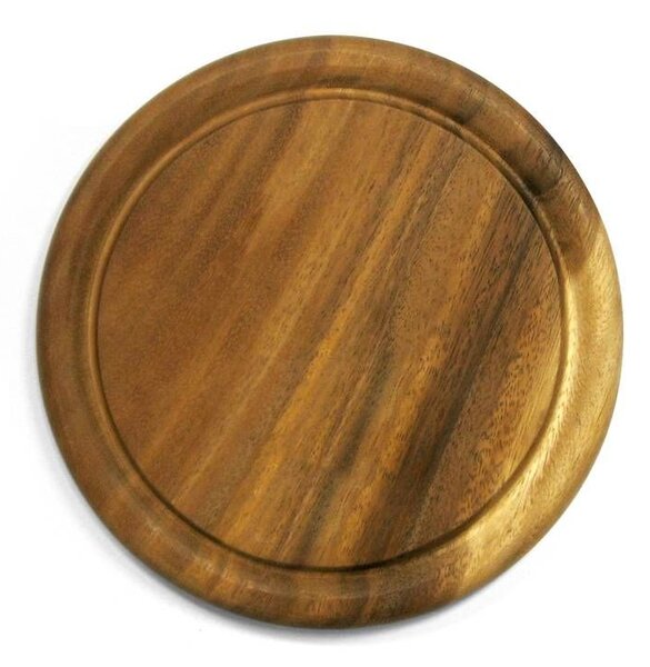 Piatto Wood Style in legno scuro cm 22,5