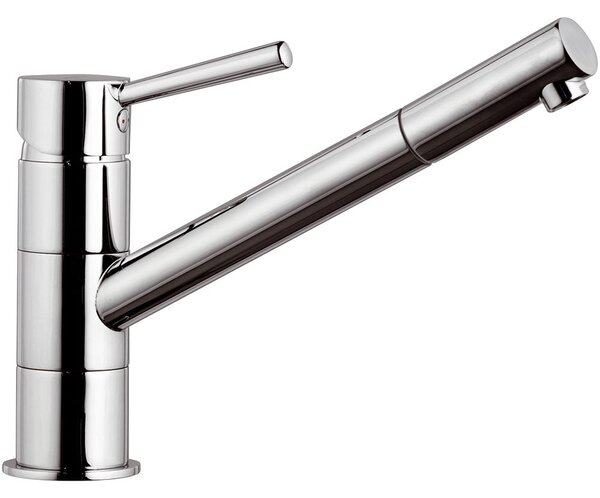 Rubinetto Miscelatore Monocomando Girevole Lavello in Ottone Mariani Hermes Cromato
