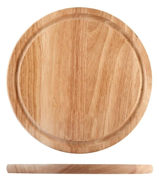 Piatto Wood Style in legno chiaro cm 25