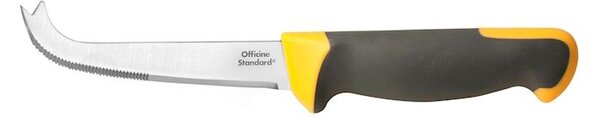 Coltello formaggio Officine Standard in acciaio inox manico antiscivolo grigio cm 10