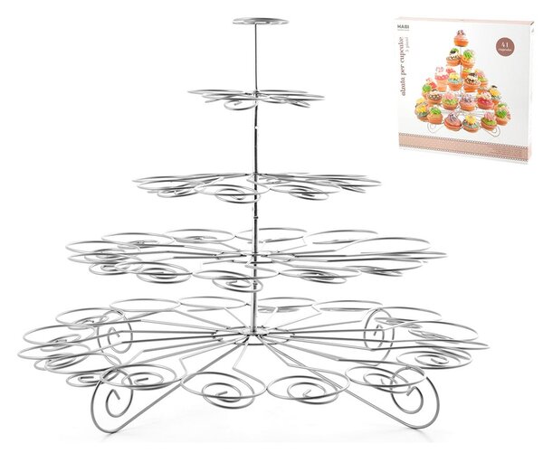 Alzata in Metallo 41 Posti Linea Pasticceria cm 45x36