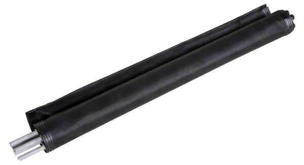 Outsunny Recinzione a rete da giardino per piscina, Piedi e viti di espansione in acciaio, lotto di 4 pannelli, 365 x 126 cm, nero | Aosom Italy