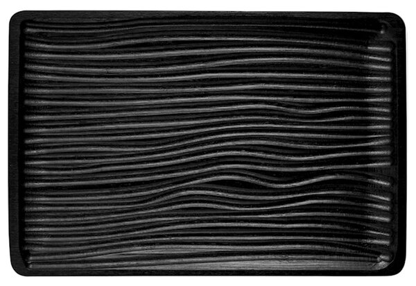 Tagliere in legno Bambù nero cm 33x22x1,8