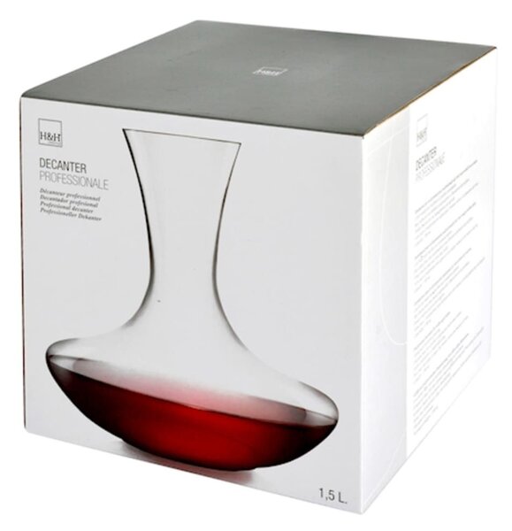 Decanter Ambiente in vetro trasparente Lt 1,5