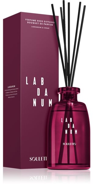 Souletto Labdanum Reed Diffuser diffusore di aromi con ricarica 225 ml