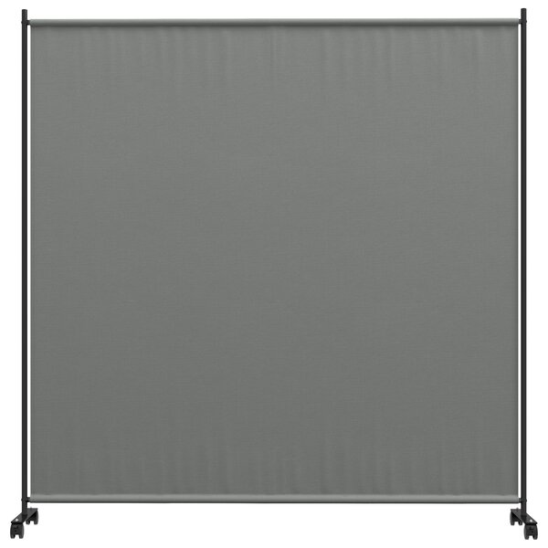 Outsunny Pannello paravento esterno su ruote per giardino, terrazza, balcone - dim. 183L x 30l x 181H cm - grigio