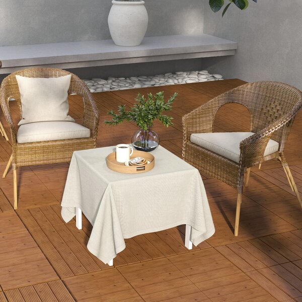 Outsunny Piastrelle per terrazza - caillebotis - Set di 12 pezzi, Superficie Massima 1,08 m²- incastrabili, Installazione molto Semplice