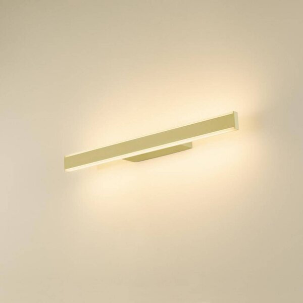 SLV Applique da parete One Linear, dimmerabile, Ottone / Oro, Bagno, Alluminio, Moderno, Applique