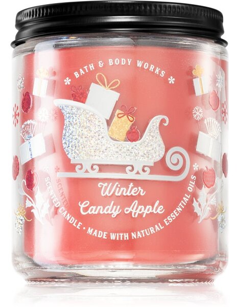 Bath & Body Works Winter Candy Apple candela profumata III 198 g