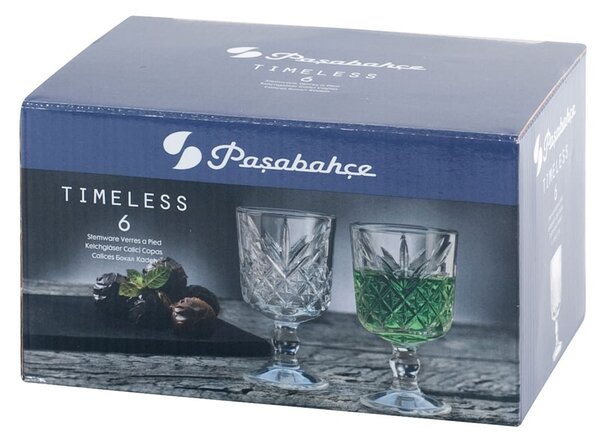 Set 6 calici liquore Timeless in vetro cl 6